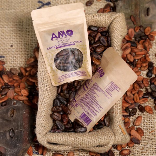 Granos de Cacao tostado